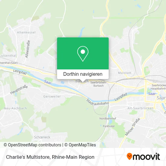 Charlie's Multistore Karte