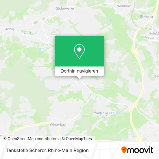 Tankstelle Scherer Karte