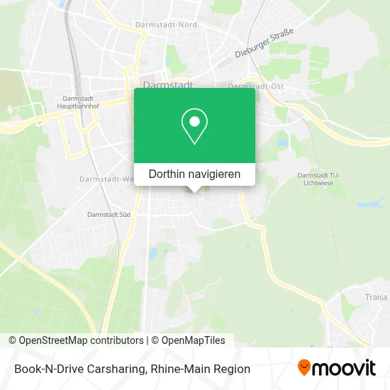 Book-N-Drive Carsharing Karte