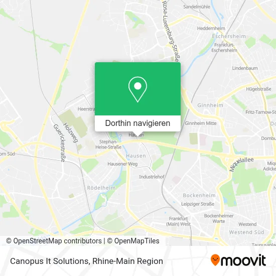 Canopus It Solutions Karte
