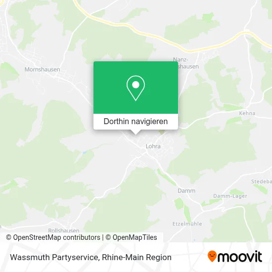 Wassmuth Partyservice Karte