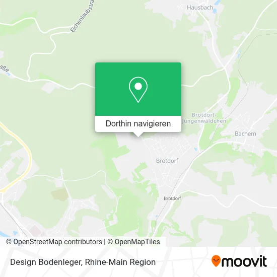 Design Bodenleger Karte