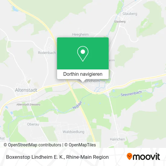 Boxenstop Lindheim E. K. Karte