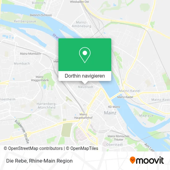 Die Rebe Karte