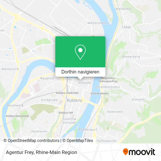 Agentur Frey Karte