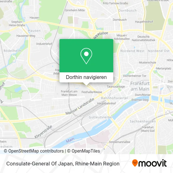 Consulate-General Of Japan Karte