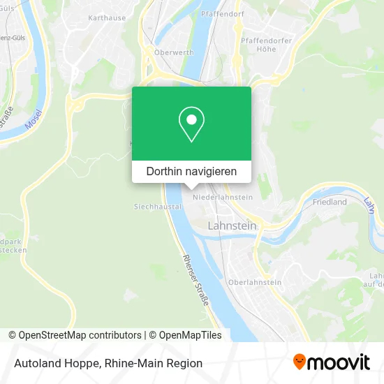 Autoland Hoppe Karte