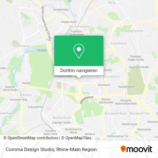 Comma Design Studio Karte