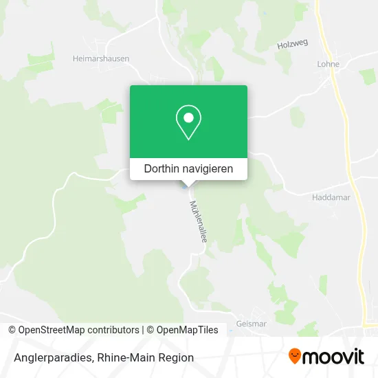 Anglerparadies Karte