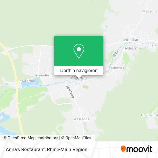 Anna's Restaurant Karte