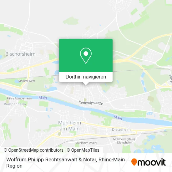 Wolfrum Philipp Rechtsanwalt & Notar Karte