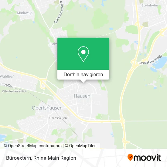 Büroextern Karte