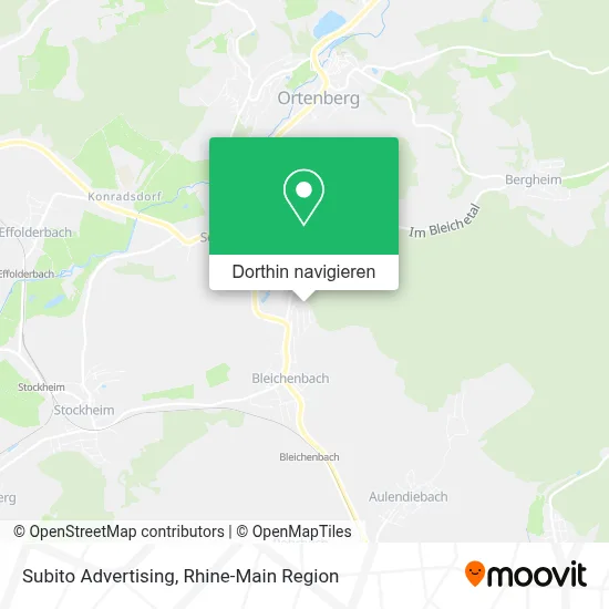 Subito Advertising Karte