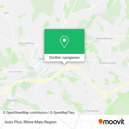Auto Plus Karte