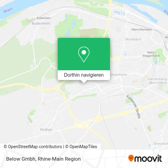 Below Gmbh Karte