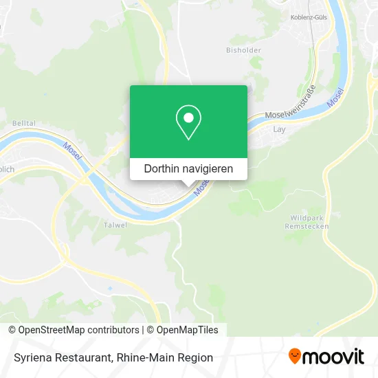 Syriena Restaurant Karte