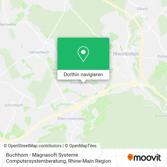 Buchhorn - Magnasoft Systeme Computersystemberatung Karte