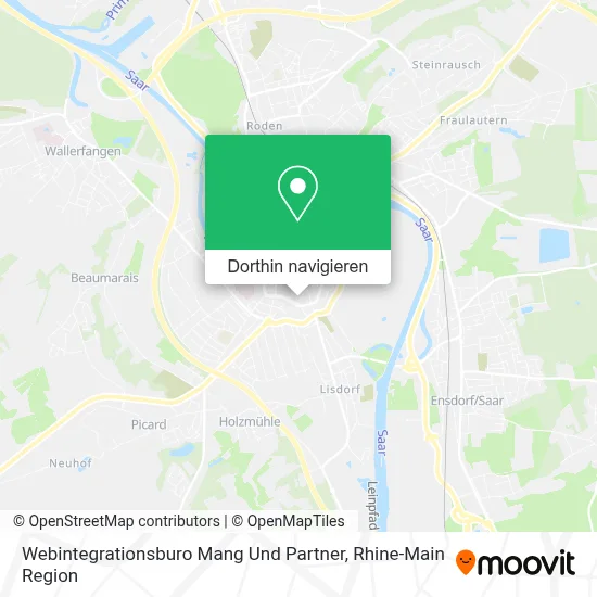 Webintegrationsburo Mang Und Partner Karte