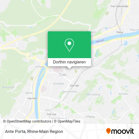 Ante Porta Karte