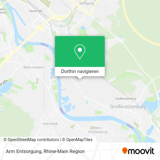 Arm Entsorgung Karte