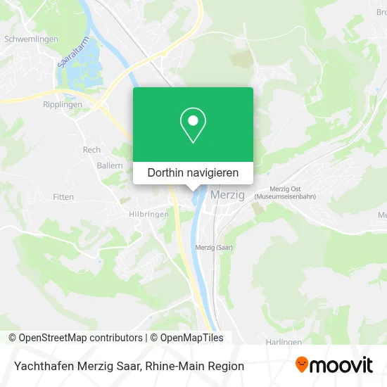 Yachthafen Merzig Saar Karte