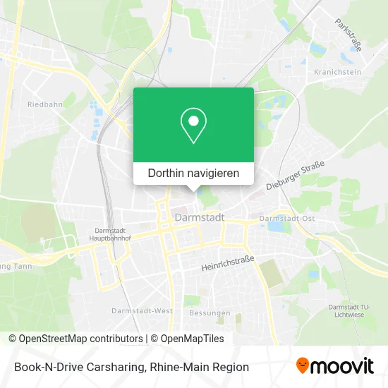 Book-N-Drive Carsharing Karte