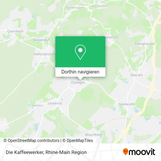 Die Kaffeewerker Karte