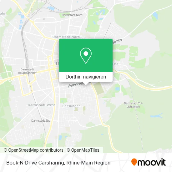 Book-N-Drive Carsharing Karte