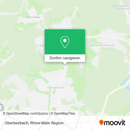 Oberbexbach Karte