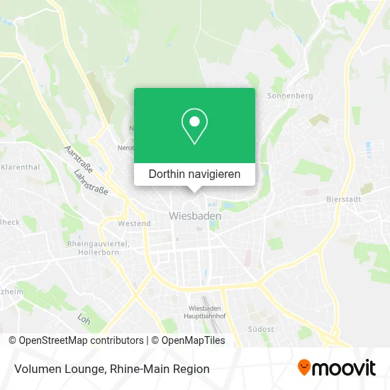 Volumen Lounge Karte