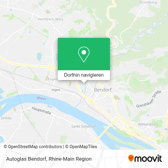 Autoglas Bendorf Karte
