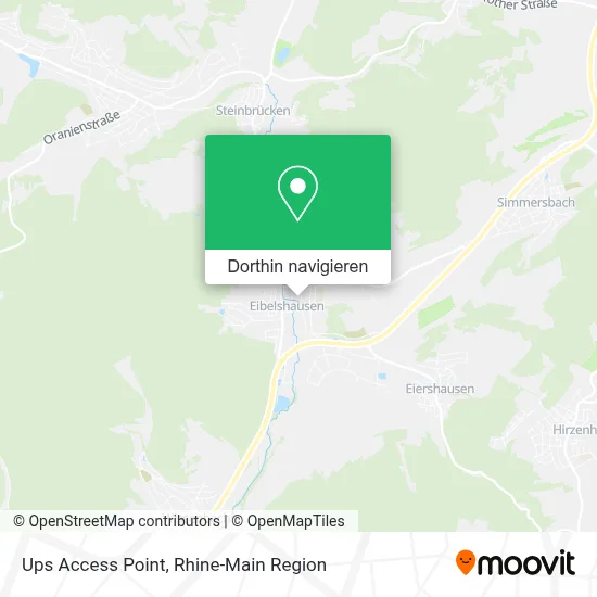 Ups Access Point Karte