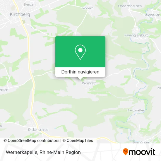 Wernerkapelle Karte
