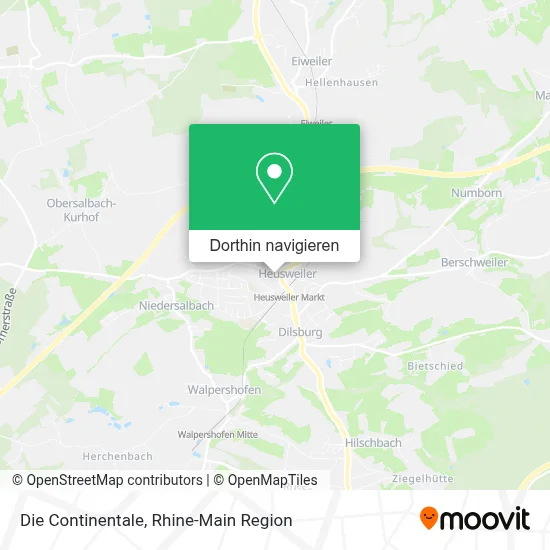 Die Continentale Karte