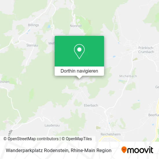 Wanderparkplatz Rodenstein Karte