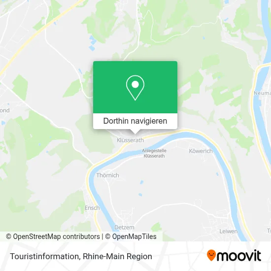 Touristinformation Karte
