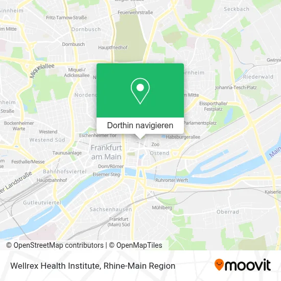 Wellrex Health Institute Karte