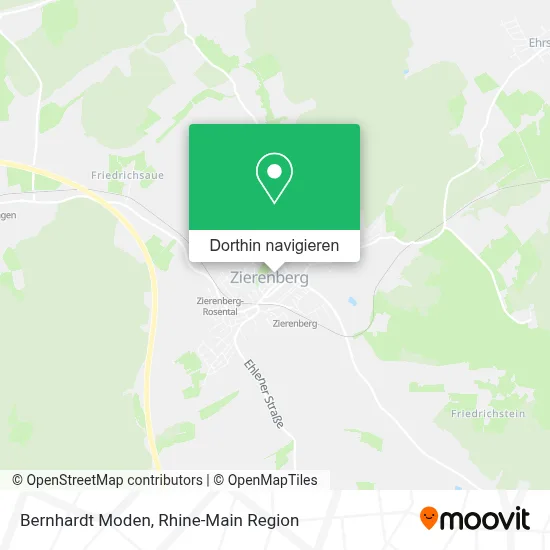 Bernhardt Moden Karte