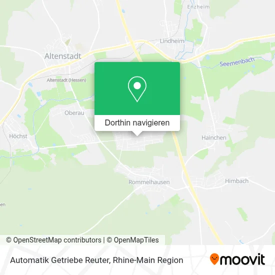 Automatik Getriebe Reuter Karte