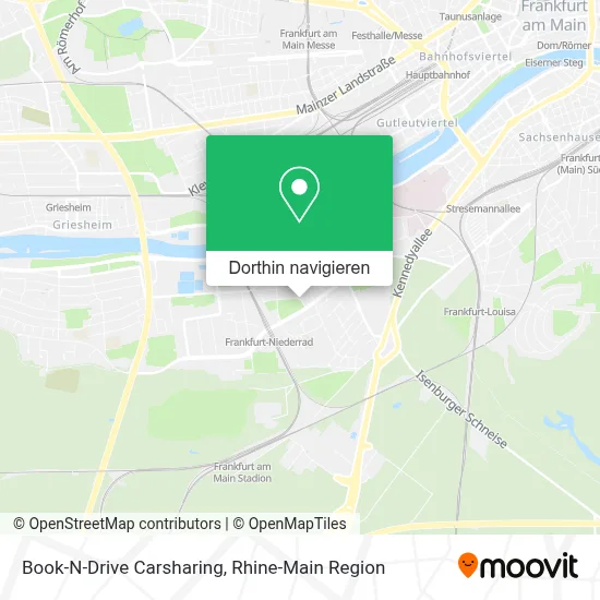 Book-N-Drive Carsharing Karte