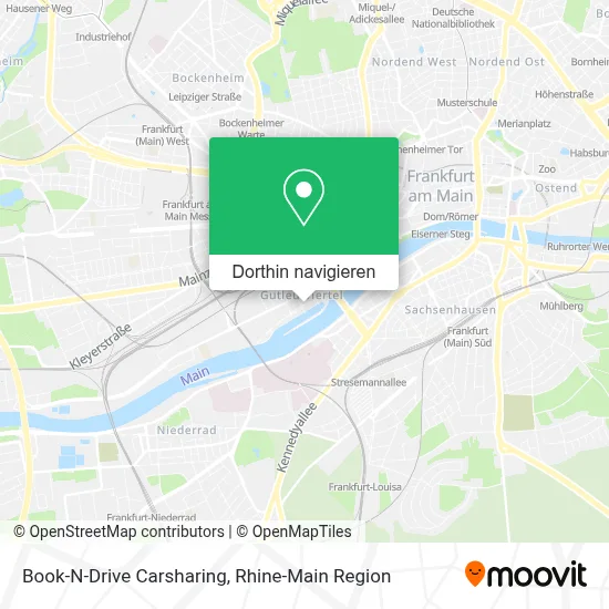Book-N-Drive Carsharing Karte