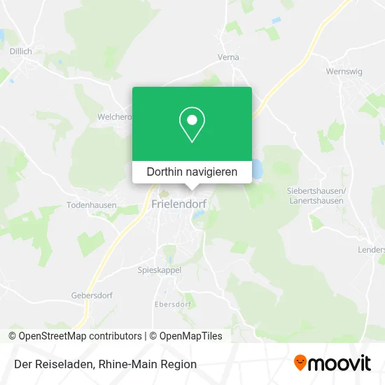 Der Reiseladen Karte