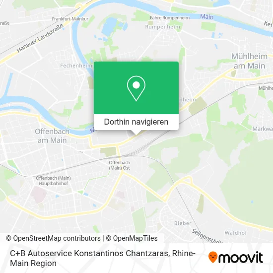 C+B Autoservice Konstantinos Chantzaras Karte