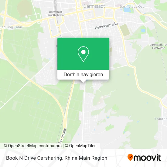 Book-N-Drive Carsharing Karte