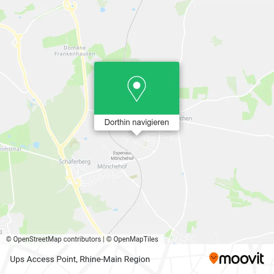 Ups Access Point Karte