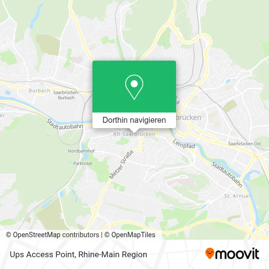 Ups Access Point Karte