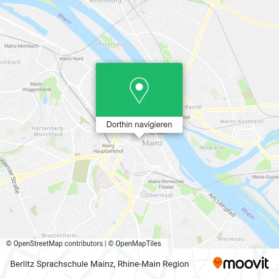 Berlitz Sprachschule Mainz Karte