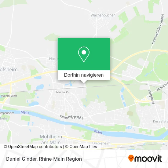 Daniel Ginder Karte
