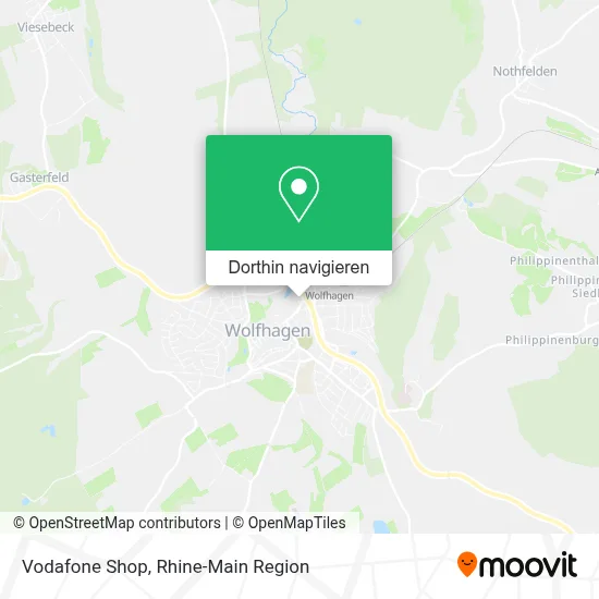 Vodafone Shop Karte