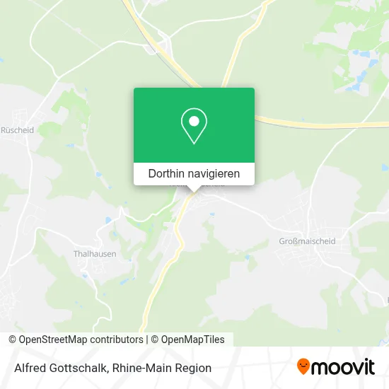 Alfred Gottschalk Karte